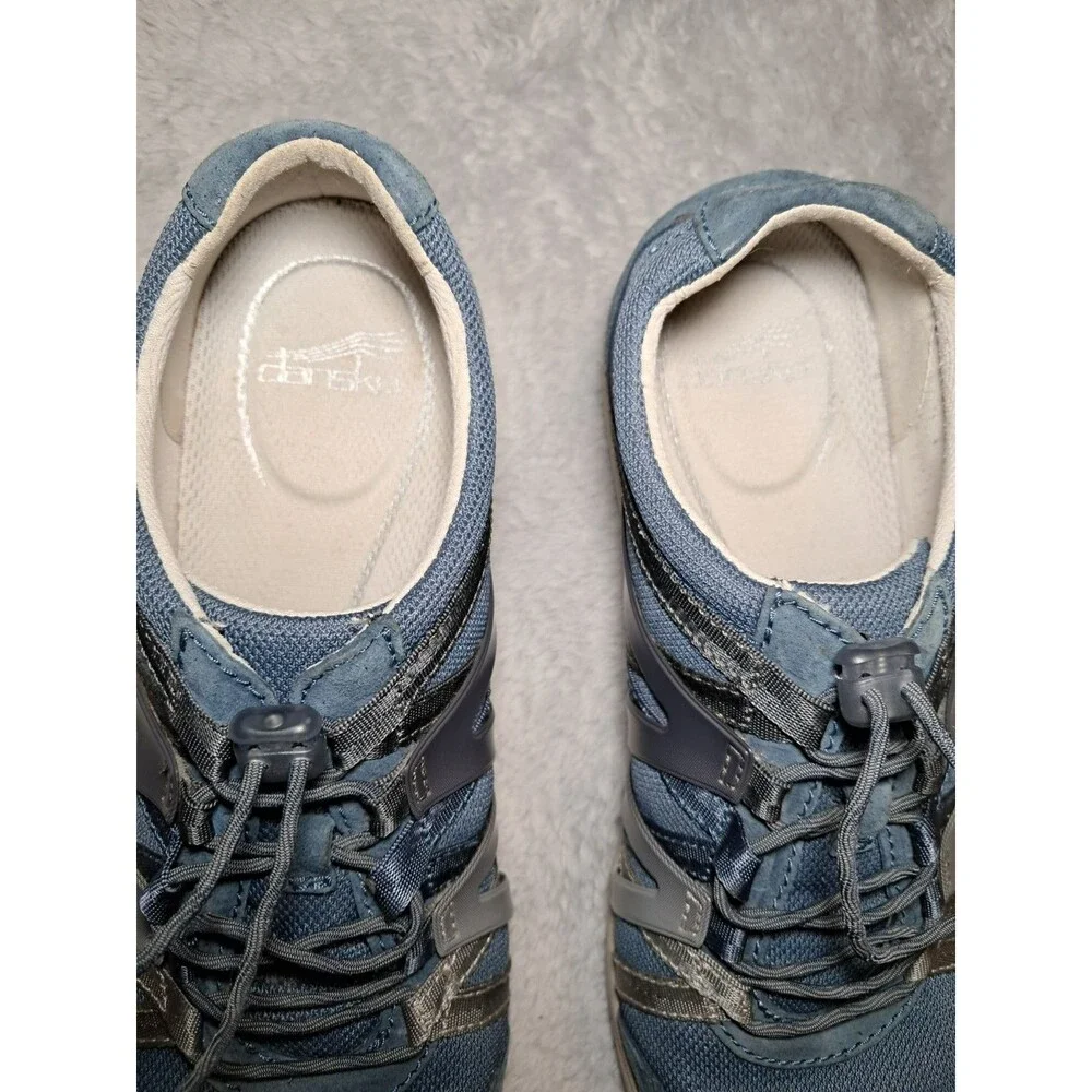 Dansko Womens 8.5 US /39 Henriette Comfort Sneaker Shoe Added Support Blue